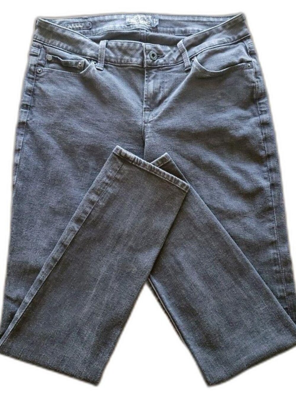Lucky Brand Size 6/28 Lolita Mid Rise Skinny Jean Denim Cotton Black Fall Winter